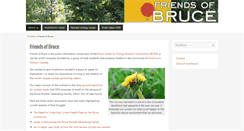 Desktop Screenshot of friendsofbruce.ca